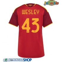 Maglie da calcio AS Roma Wesley Franca #43 Prima Maglia Femminile 2026-27 Manica Corta